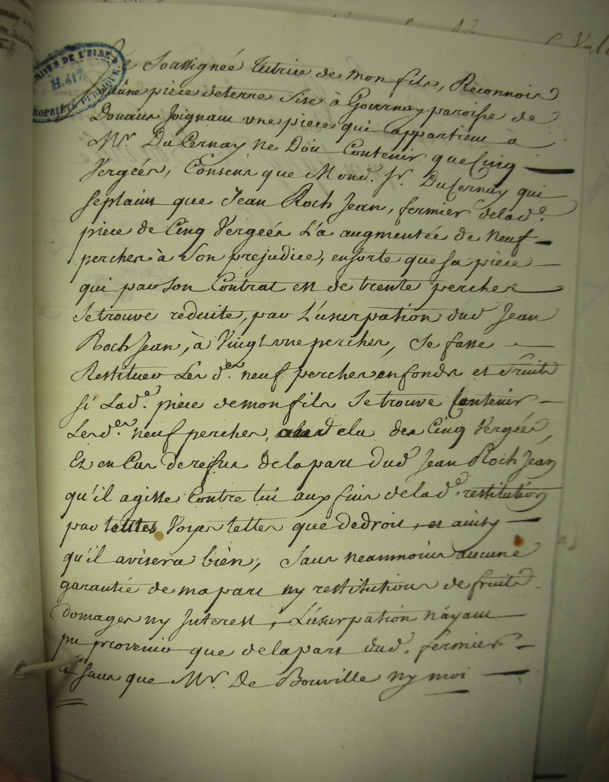 Brécourt Labourage de terre