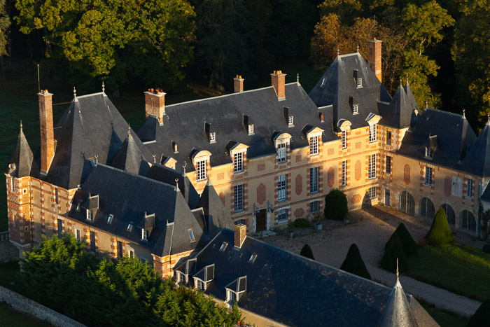 coté gauche du chateau