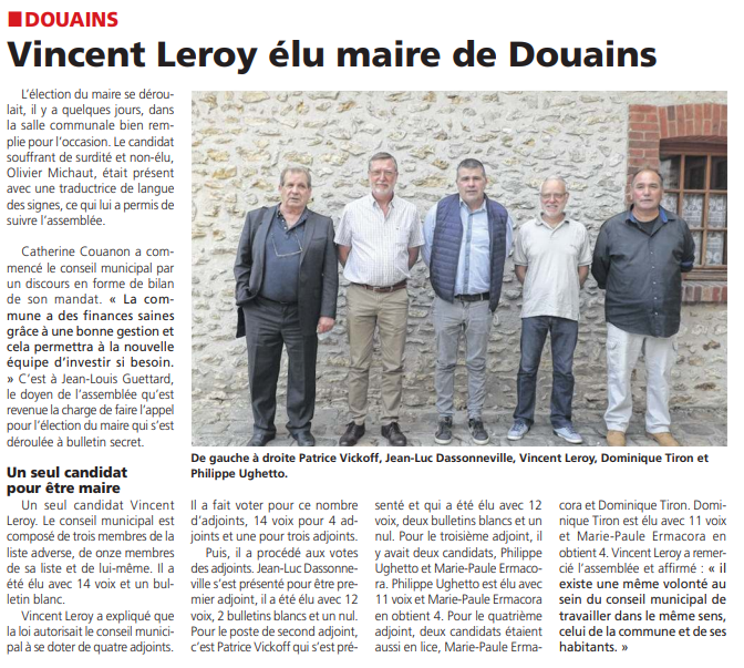 photo démocrate Election Vincent Leroy