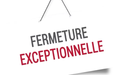 Congés annuels – fermeture du secrétariat