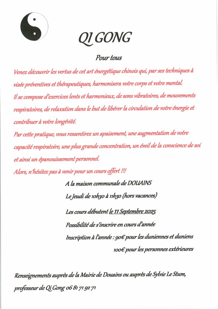 Cours de Qi Gong